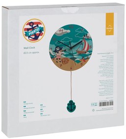 Orologio per bambini ø 23 cm Pirate - Premier Housewares
