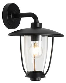 Lampada da parete esterna moderna nera - Khana