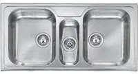 Lavello MATICO 100X50 3 vasche ACCIAIO INOX 011646.X1.01.2018