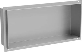 Mexen X-Wall-NR mensola ad incasso senza flangia 45 x 20 cm, inox - 1911452010