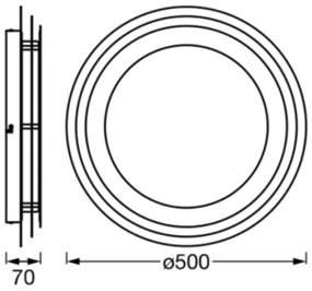 Ledvance - Plafoniera LED ORBIS SPIRAL LED/38W/230V
