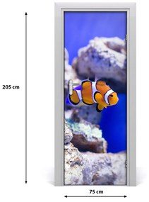 Adesivo per porta Nemo Fish 75x205 cm
