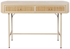 Tavolo consolle beige 40x120 cm Amaya – White Label