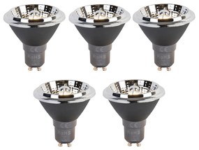 Set di 5 Lampadina GU10 LED a 3 fasi dimmerabile AR70 6W 320 lm 2000-3000K