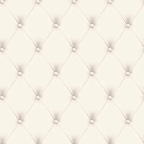 Carta da parati Trapuntato bianco, 53 cm x 10.05 m