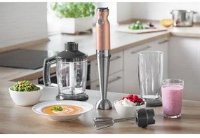 Sencor - Frullatore a immersione 4in1 1200W/230V acciaio inox/rame