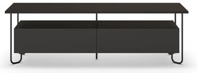 Tavolo TV nero 150x45 cm Dilly - Marckeric