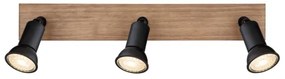 Globo 57998-3W - Faretto DREW 3xGU10/35W/230V legno/metallo