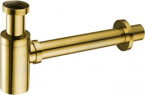 Mexen semisifone per lavabo rotondo, dorato - 79950-50