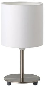 Eglo 54744 - Lampada da tavolo ANADIA 1xE14/40W/230V bianco/cromo opaco