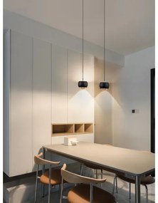 Immax NEO 07219L - Lampadario LED dimmerabile DORMINE 6W/230V opaco nero Tuya +TC