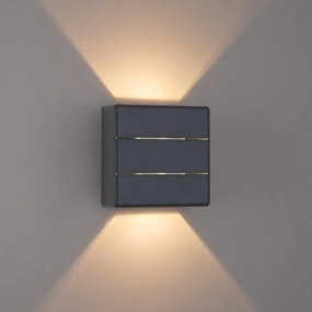 Brilagi -LED Applique da esterno DOUBLERAY LINE LED/6W/230V antracite IP54