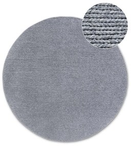 Tappeto rotondo grigio in lana tessuto a mano ø 200 cm Francois - Villeroy&Boch
