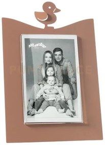 Portafoto paperella grande mocha mousse in ferro e polimetilmetacri...