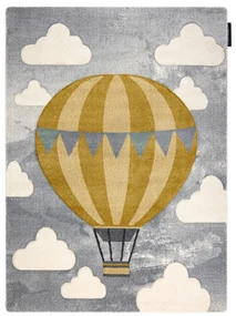 Tappeto PETIT BALOON palloncino, nuvole grigio