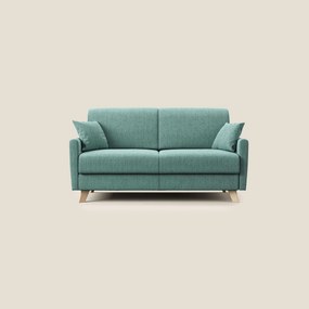 Edgar divano letto matrimoniale in tessuto felis impermeabile T03 verde acqua