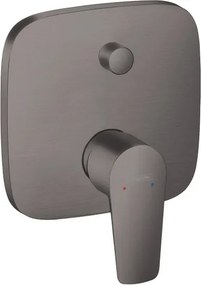 Rubinetto monocomando vasca ad incasso hansgrohe Talis E cromo nero spazzolato