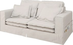 Divano color crema 196 cm Nora – Ropez