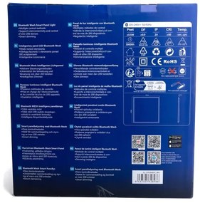 Aigostar - LED RGBW Pannello dimmerabile fisso MESH LED/36W/230V 60x60 cm