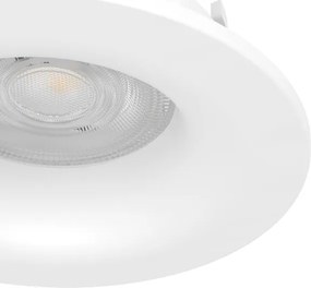 Eglo 902271 - Plafoniera da incasso per bagno SALABATE LED/4,9W/230V Ø8,8cm IP65 bianco