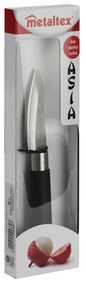 Coltello per verdure in acciaio inox, lunghezza 19 cm Asia - Metaltex