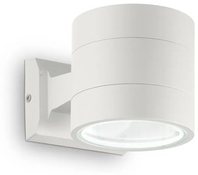 Applique Moderna Snif Round Alluminio Bianco 1 Luce G9 3W 3000K Luce Calda