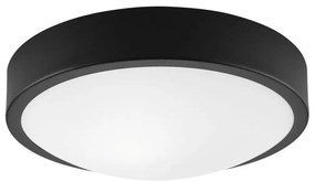 Plafoniera JONAS 1xE27/60W/230V diametro 26 cm nero