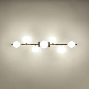 Brilagi - Lampadario a plafone LED MILLA 7xG9/3W/230V cromo lucido/bianco