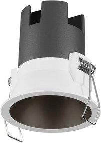 Osram - Faretto da incasso LED SPOT TWIST, 5 W, 230 V, 4000 K, Ø 7 cm, bianco/nero