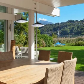 SET 2x LED Lampada solare a sospensione LED/6W/3,7V 2000 mAh IP44 + +TC