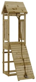Casetta con Arrampicata in Legno di Pino Impregnato