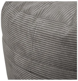 Puof a sacco color senape con rivestimento in velluto a coste Roll 105 – SLOWDOWN