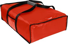 Borsa Termica Porta Pizze da Asporto 1/2 Mezzo Metro 3 o 4 Cartoni Safemi Express 4 Rossa...