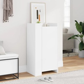Scarpiera Bianca 52x37,5x100 Cm İn Legno Multistrato /