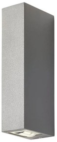 Redo 90421 - LED Applique da esterno ACE 2xLED/5,84W/230V 3000K IP54 grigio