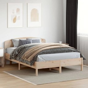 Giroletto Senza Materasso 140x200 Cm İn Legno Massello Di Pino /