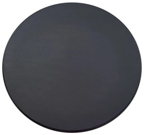 Tavolo da bar nero 60x107,5 cm in mdf