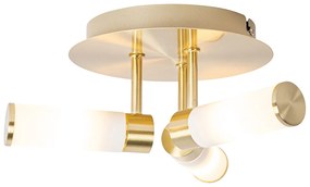 Plafoniera moderna per bagno in ottone 3 luci IP44 - Bath