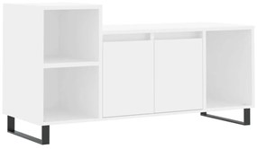 Mobile porta tv bianco 100x35x55 cm in legno multistrato