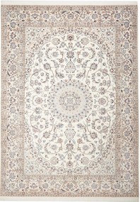 Nain Tappeto 350x250 Beige (Iran) Annodato A Mano