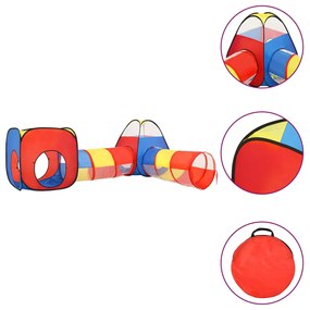 Tenda Da Gioco Per Bambini Multicolore 190x264x90 Cm /