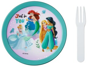 Scatola per la merenda dei bambini con forchetta Disney princess - Mepal