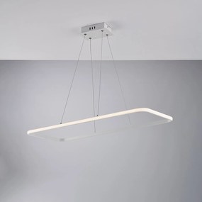 Lampadario A Sospensione Moderno Conrad Sbc Metallo Bianco Led 45W 4000K 4900Lm