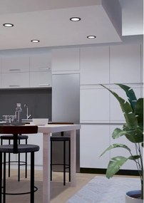 Eglo 901426-LED RGBW Plafoniera da soffitto per bagno FUEVA-Z LED/5W/230V ø12 cm IP44 nero