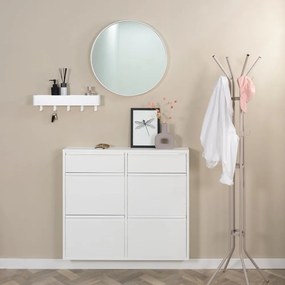 Scarpiera bianca in metallo Billy - Spinder Design