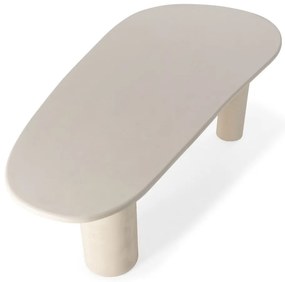 Tavolo da pranzo con effetto pietra 100x201 cm Daila – MOME