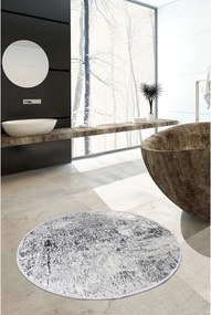 Tappetino per il bagno grigio ø 100 cm Evidence – Foutastic