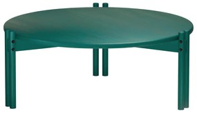 Tavolino rotondo verde in legno di pino ø 80 cm Sticks - Karup Design