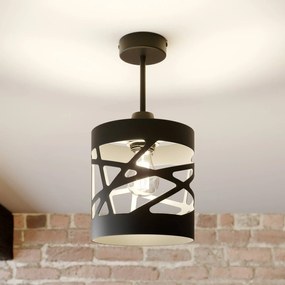 SIGMA Modulo plafoniera Frez paralume campione 17,5 cm nero