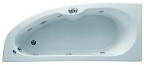 Kamalu - Vasca ad angolo semicircolare 170cm in acrilico | K-270